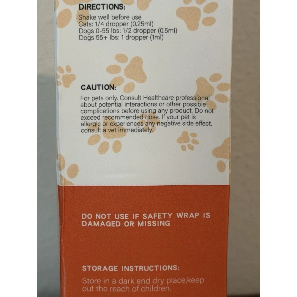 Kivori Yeast Infection Drops for Dogs,  2 fl oz 60ml Yeast Bacon Flavor Sealed